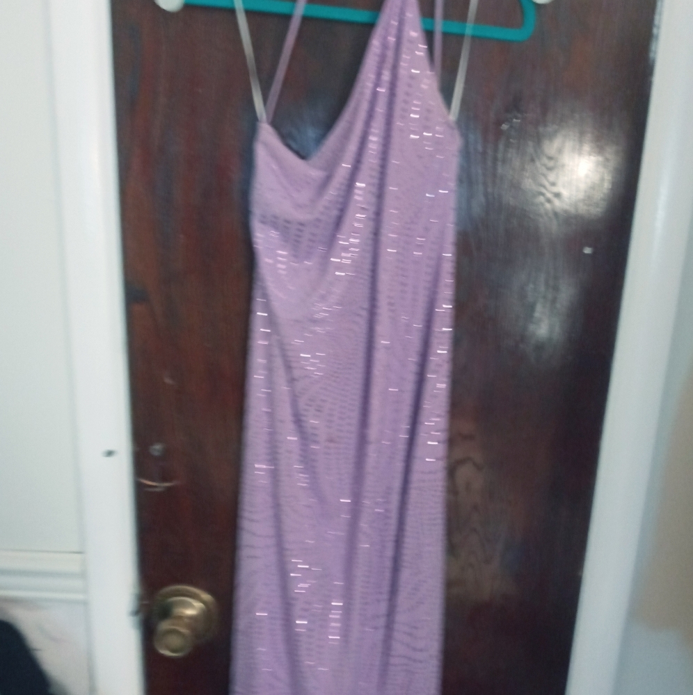 Vintage purple sparkle dress - Picture 2 of 7